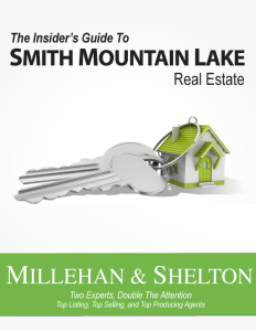 Smith Mountain Lake Insider's Guide cover
