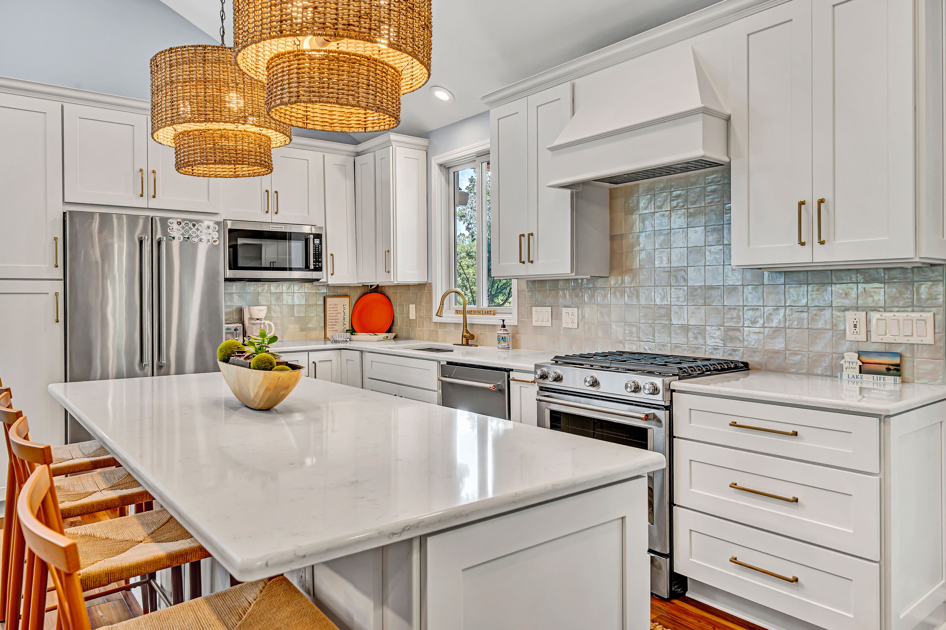 Kitchen interior of a Smith Mountain Lake home